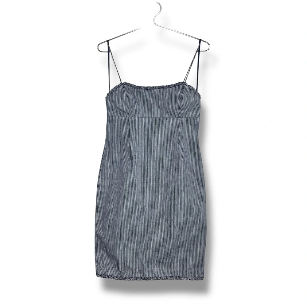 Vintage RALPH  Ralph Lauren Spaghetti Strap Micro Check Dress - Picture 3 of 8